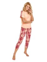 Pijama bordo 3/4