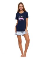 Pijama albastră cu mâneca scurtă - imagine 2