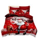 Lenjerie de pat finet "Mos Crăciun"