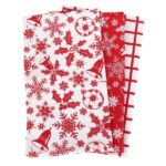 Set prosoape de bucatarie"Rosu" - imagine 2