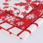 Set prosoape de bucatarie"Rosu" - imagine 4