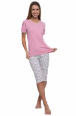 Pijama roz 3/4 - imagine 4
