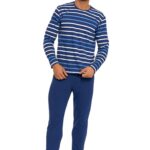 Pijama cu dungi de barbat