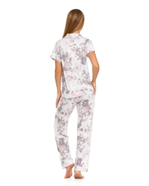 Pijama cu maneca scurta si pantalon lung - imagine 4