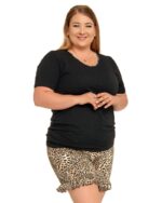 Pijama plus size animal print - imagine 3