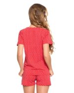 Pijama cu maneca scurta si pantalon scurt - imagine 2