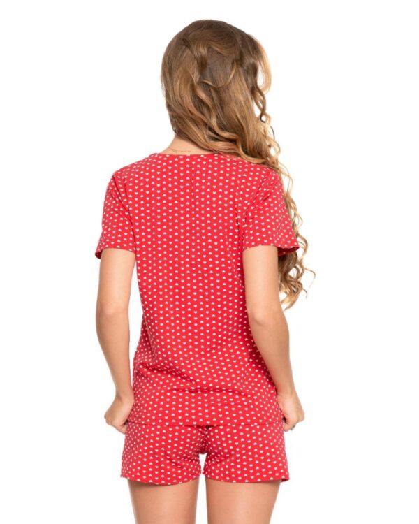 Pijama cu maneca scurta si pantalon scurt - imagine 2