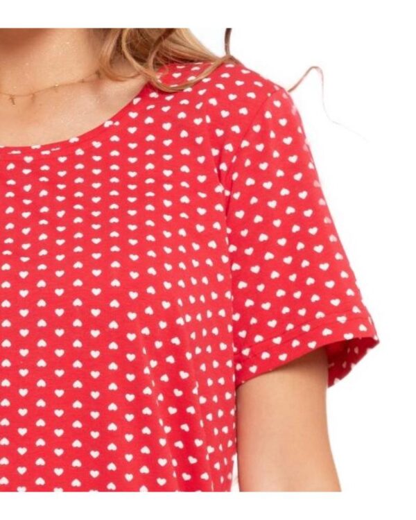 Cămasa de noapte cu maneca scurta - imagine 3