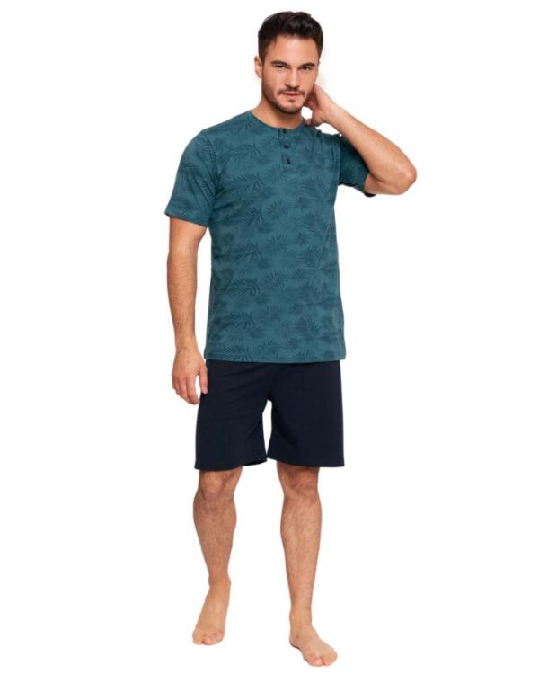 Pijama cu maneca scurta de barbati - imagine 3