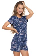 Pijama din vascoza cu flori