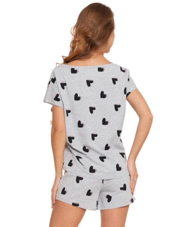 Pijama gri de femei - imagine 2