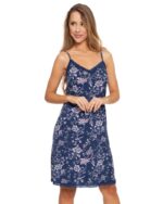 Camasa de noapte cu bretele din vascoza