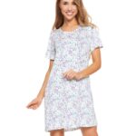 Camasa de noapte plus size din vascoza