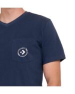 Pijama bleumarin cu maneca scurta - imagine 2