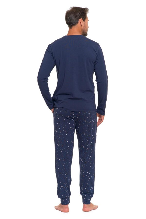 Pijama bleumarin pentru barbati - imagine 3