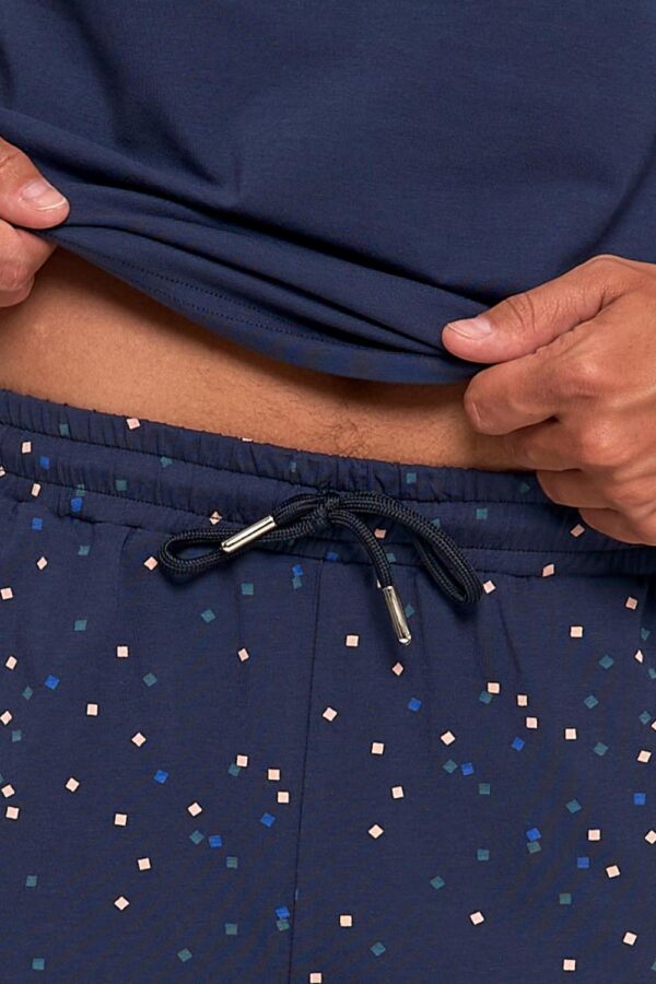 Pijama bleumarin pentru barbati - imagine 4