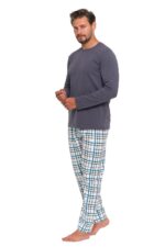 Pijama cu maneca lunga pentru barbati - imagine 2