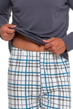 Pijama cu maneca lunga pentru barbati - imagine 3