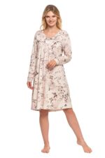 Cămașa de noapte cu print floral