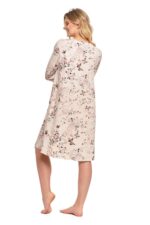 Cămașa de noapte cu print floral
