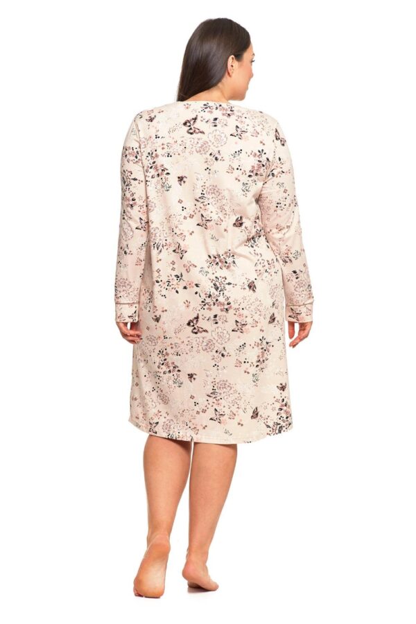 Cămașa de noapte cu print floral