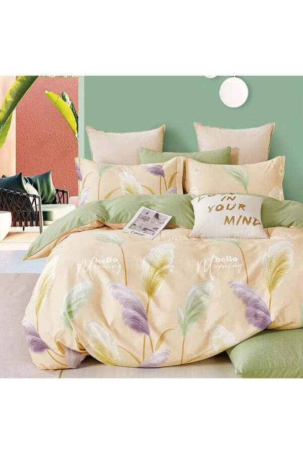 Lenjerie de pat percalle, verde