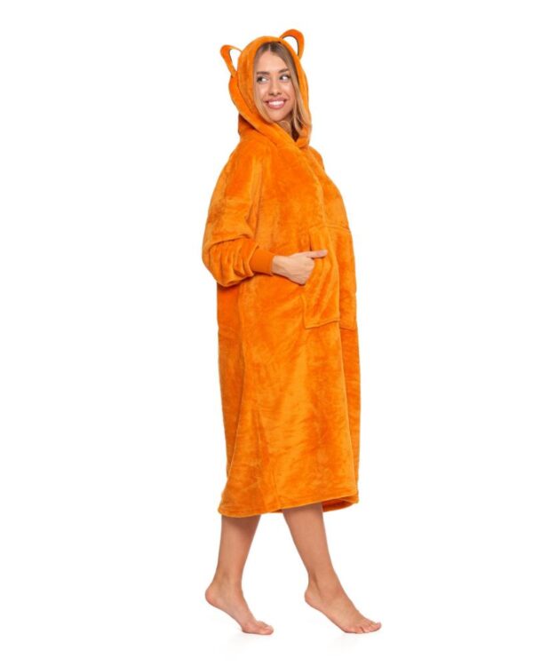 Hoodie portocaliu - imagine 7