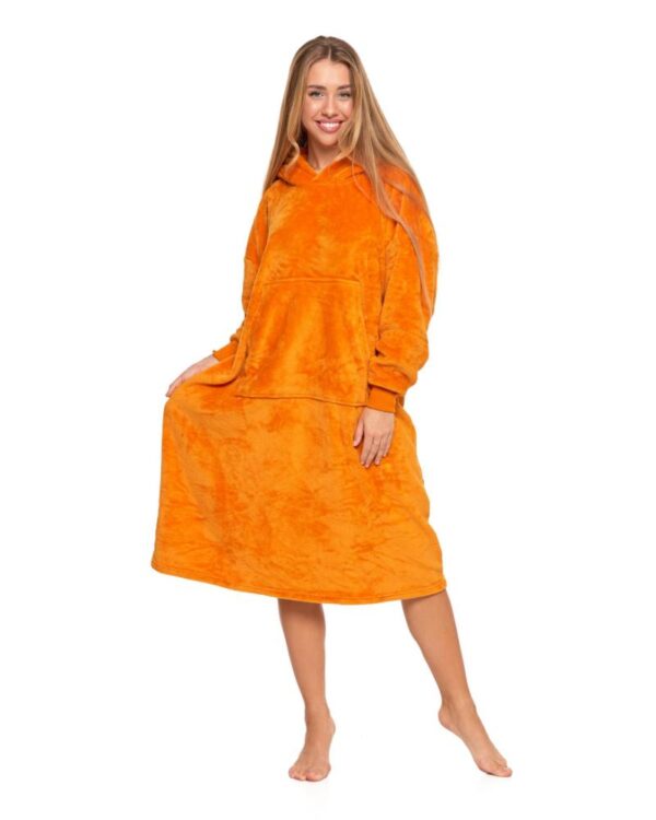 Hoodie portocaliu - imagine 6