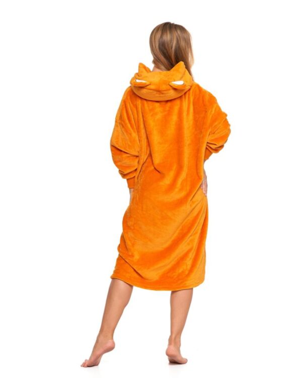 Hoodie portocaliu - imagine 5