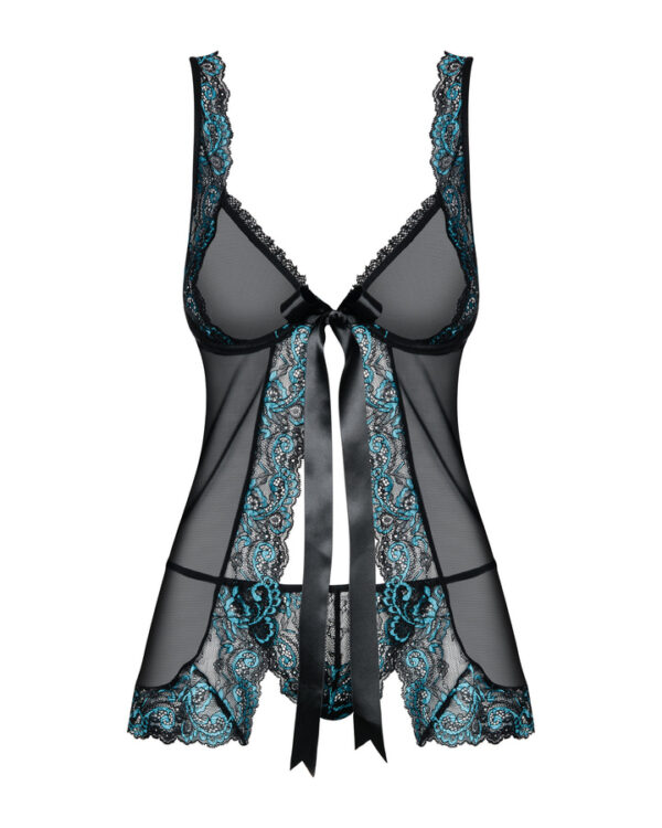 Babydoll cu tanga Amanta - imagine 3