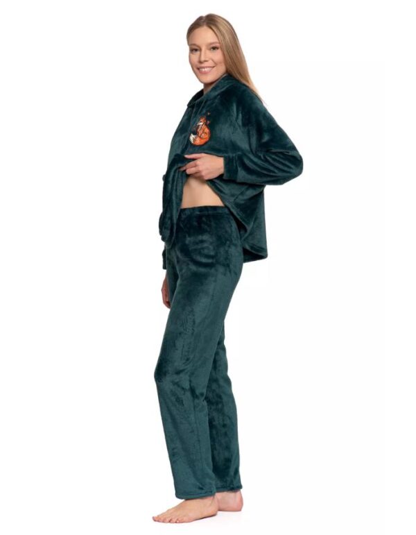 Compleu catifea cu bluza oversized - imagine 4