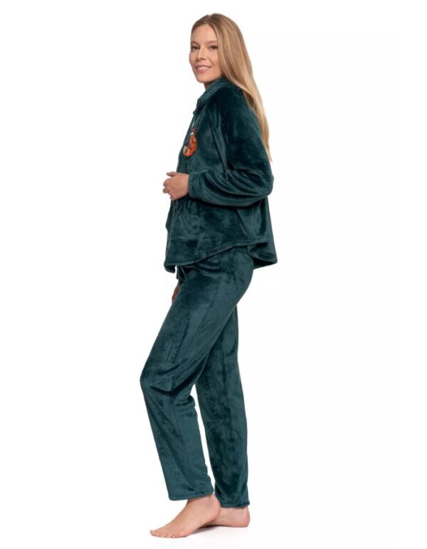 Compleu catifea cu bluza oversized - imagine 5