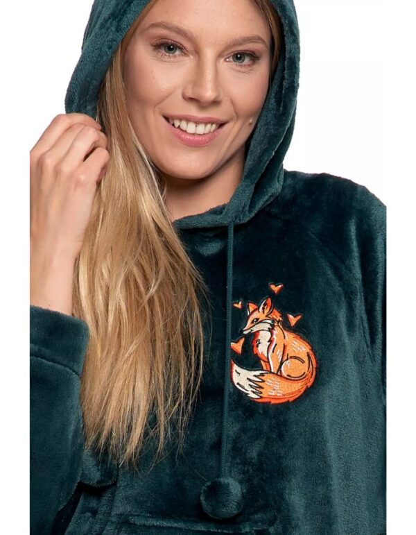 Compleu catifea cu bluza oversized - imagine 7