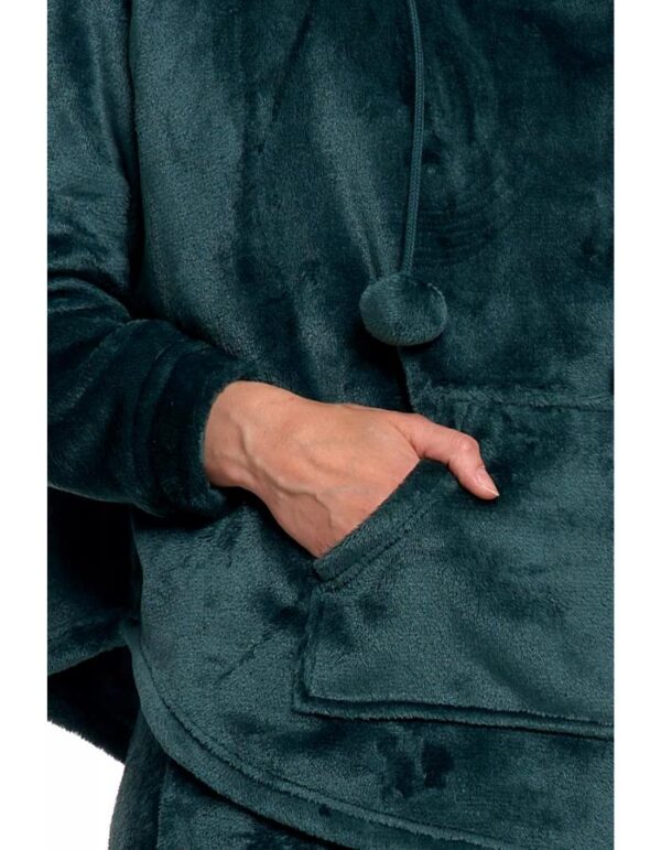 Compleu catifea cu bluza oversized - imagine 8