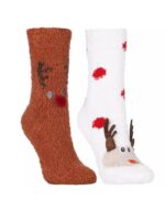 Set 2 sosete antiderapante Reindeer