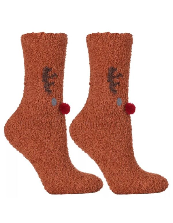 Set 2 sosete antiderapante Reindeer - imagine 3